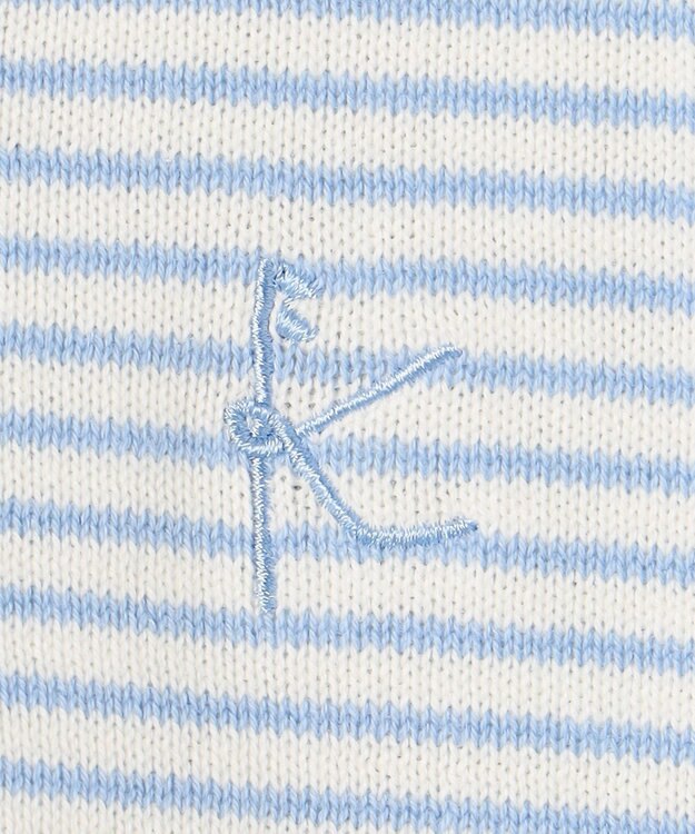 組曲 KIDS 【150-160㎝】ハーモニー ボーダートップス サックスブルー