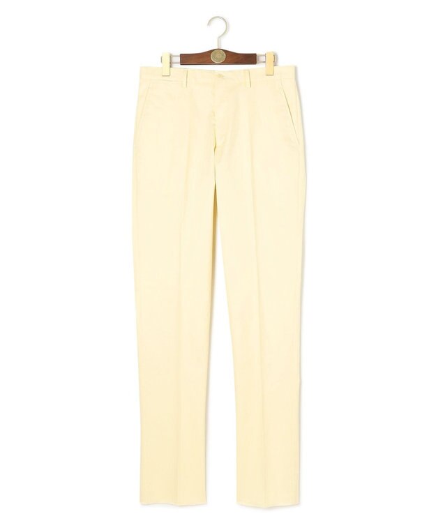 J.PRESS MEN 【ストレッチ】トリコチンストレッチ パンツ イエロー系