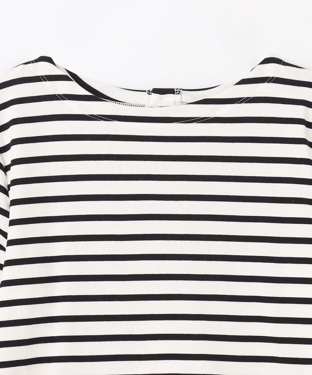 ANY L 【接触冷感/UVケア】バックパール Tシャツ ボーダー