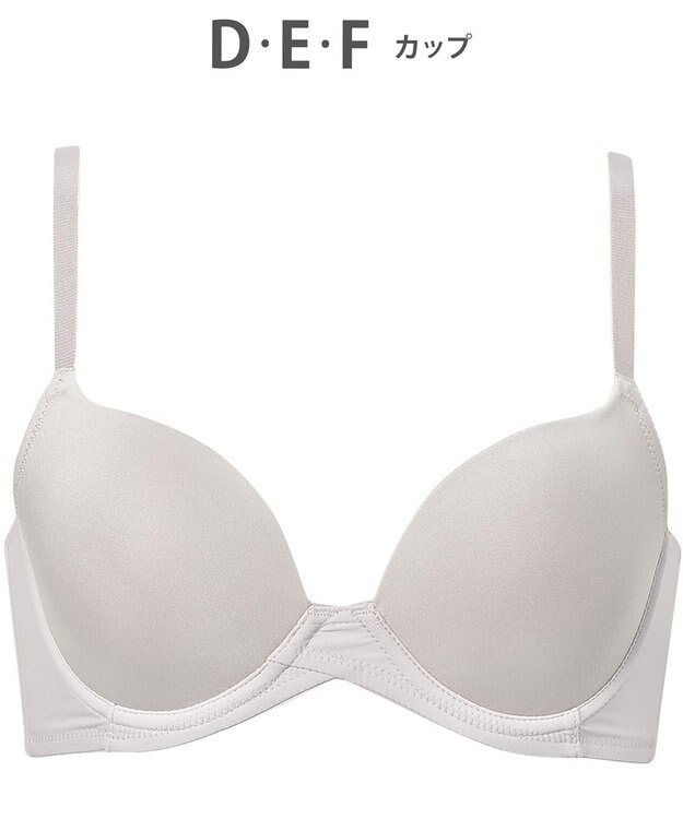 WACOAL ブラジャー サイズや体型特徴に合わせた設計 背中に段差がつきにくい アウターにひびきにくい レディース BXC410 /ワコール チャコールグレー