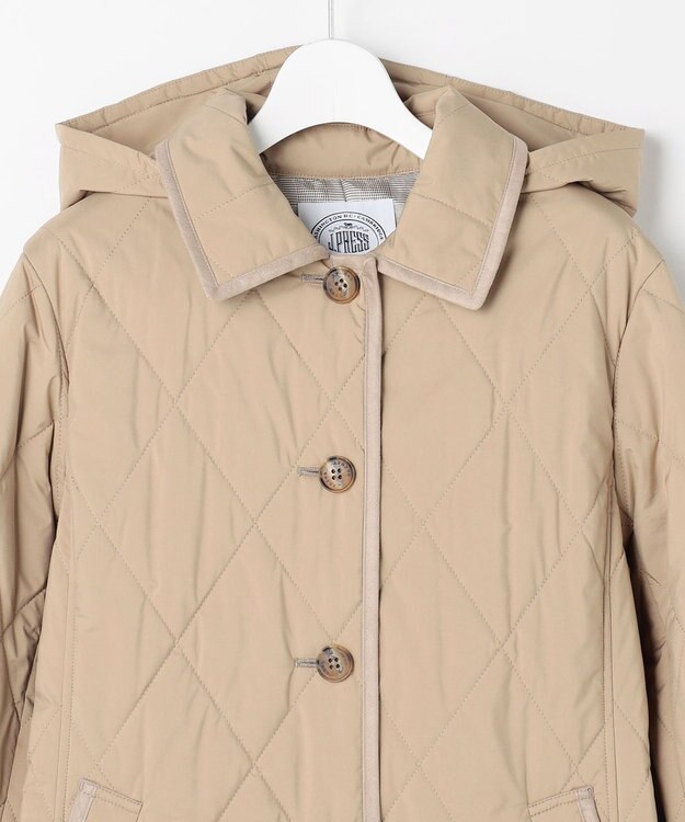 J.PRESS LADIES S 【2way】プレミアムBasic キルティング コート ベージュ系