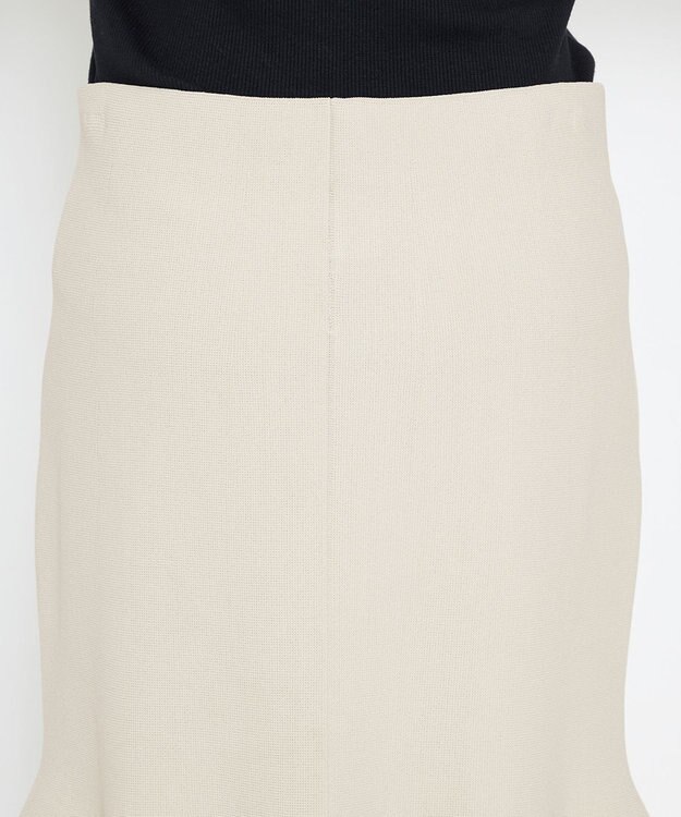 uncrave 【洗える】スムースニット ミニスカート（uncrave WHITE） ミントグレー