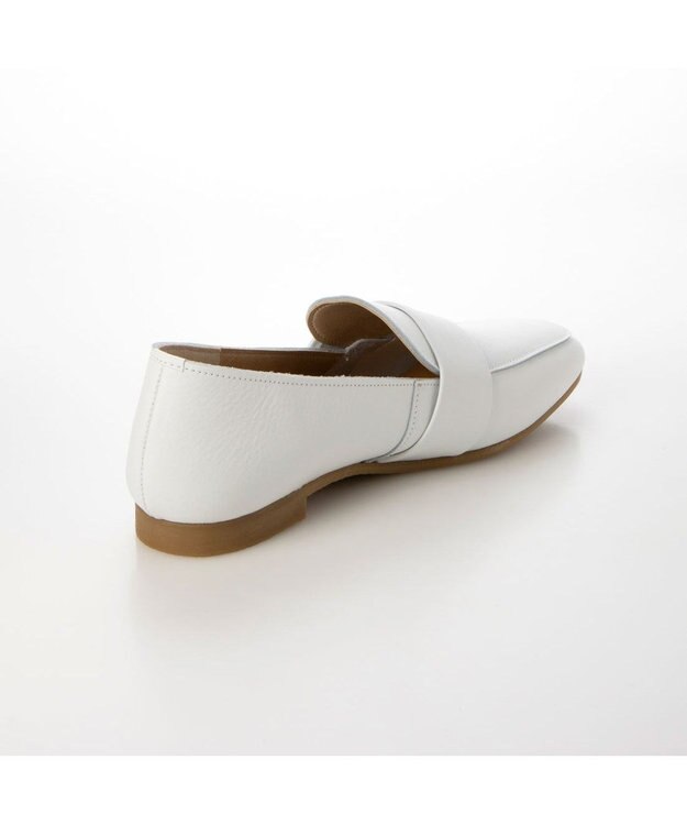 ing <ing>【WEB限定】レザーベルトローファー ホワイト