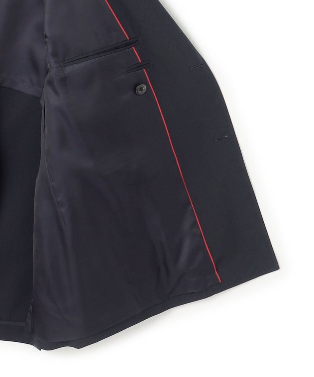 J.PRESS MEN 【J.PRESS ORIGINALS】【UNISEX】Wool Polyester Stretch Toropical 4B Blazer / Baggy-Fit ネイビー系