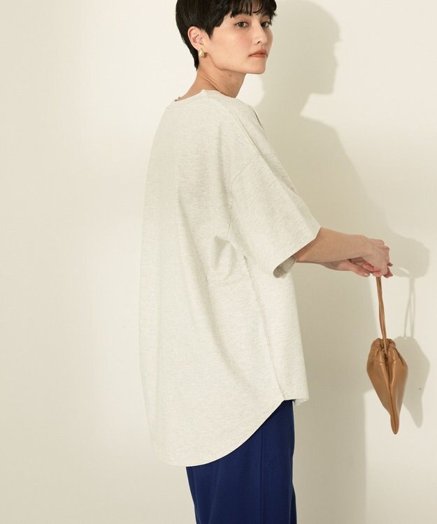 AMERICAN HOLIC BROOKLYN カレッジロゴBIGTシャツ Oatmeal