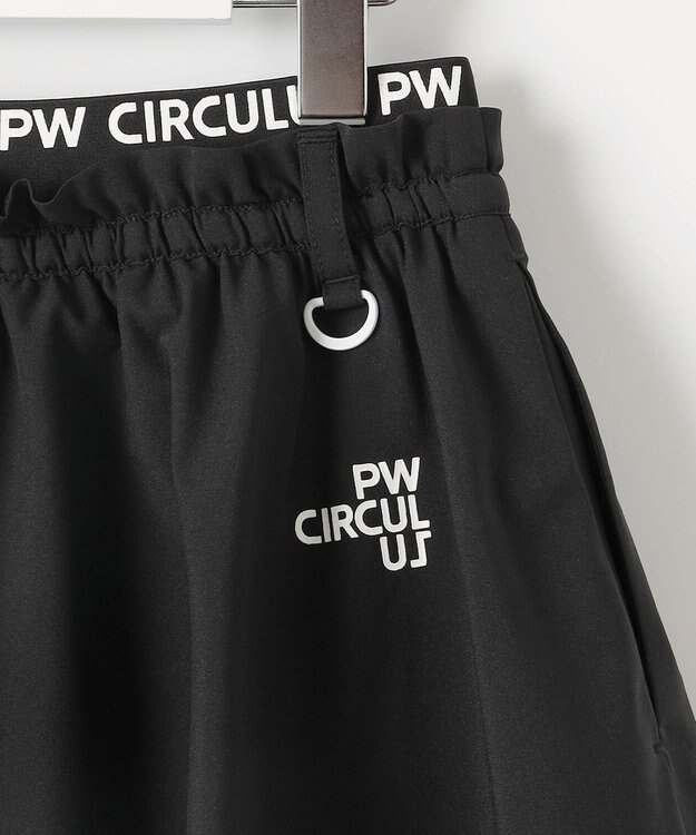 PW CIRCULUS 【ペチパンツ付】【WOMEN】フレアスカート ゴルフウェア レディース ブラック系