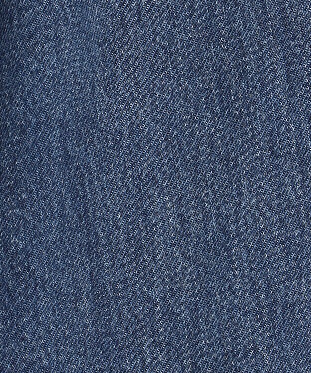 NAVE 【ReNAVE・洗える/軽量】ライトデニム ウエストギャザーパンツ ブルー系