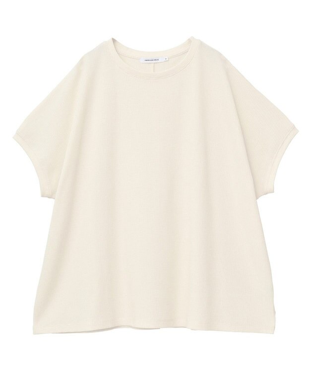 AMERICAN HOLIC ワッフルＡラインプルオーバー Ivory