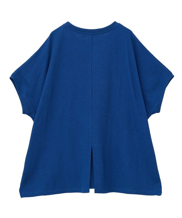 AMERICAN HOLIC ワッフルＡラインプルオーバー Blue