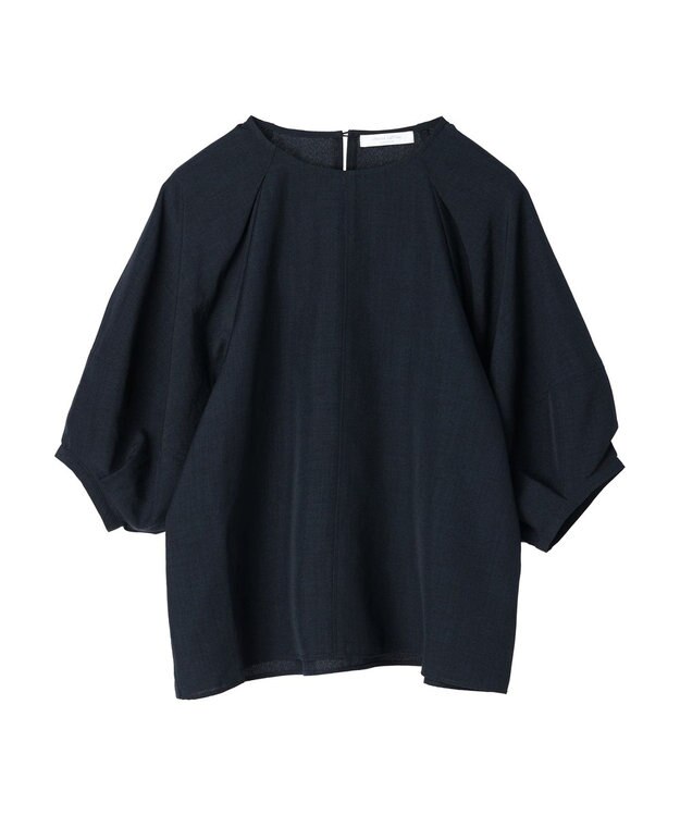 Green Parks 接触冷感　ラグランブラウス Dark Navy