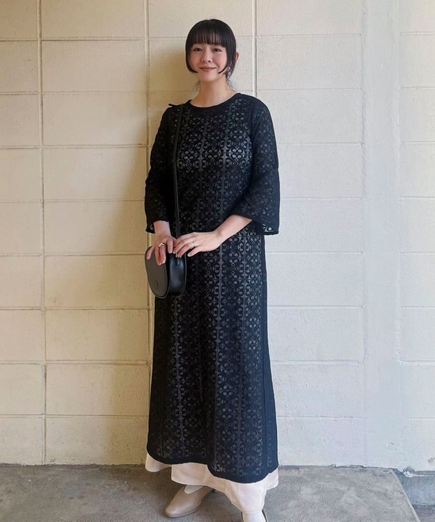 Green Parks AnriettMusee サテンナロースカート Pink Beige