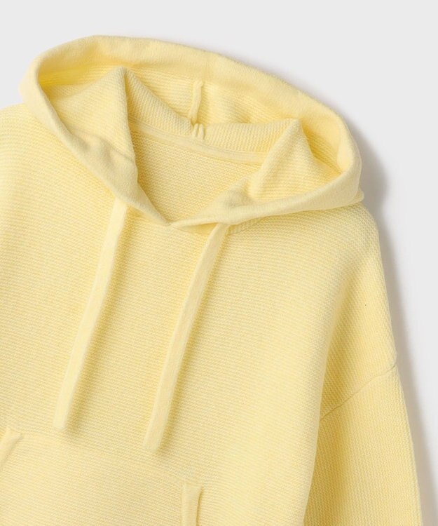GRACE CONTINENTAL ガーターニットパーカー イエロー