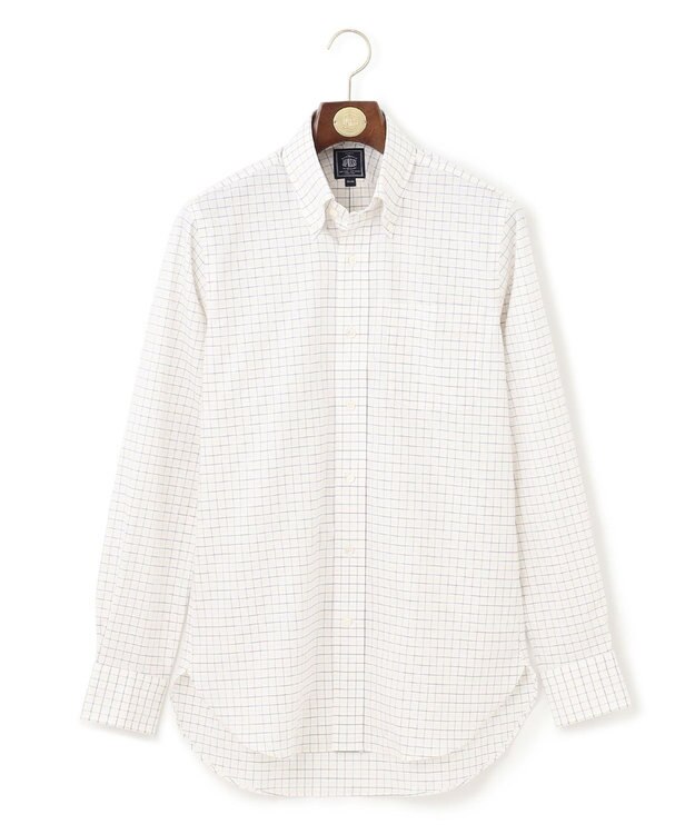 J.PRESS MEN 【PREMIUM PLEATS / 形態安定】ピンオックスタッタソールシャツ / B.D. イエロー系3