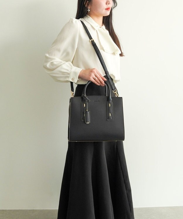 ACE BAGS & LUGGAGE Jewelna Rose メルジュール トートバッグ ミドルサイズ 65601 ジュエルナローズ ブラック