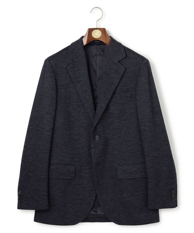 J.PRESS MEN 快適さとエレガンスを纏う【セットアップ対応 / ストレッチ】SOFAニット ハイグレードジャージー ジャケット ネイビー系8