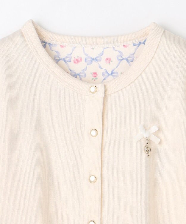 ANY KIDS まいにちスナップカーディガン エクリュ