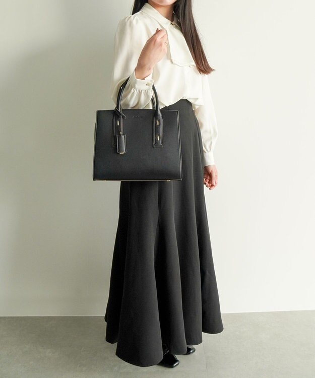 ACE BAGS & LUGGAGE Jewelna Rose メルジュール トートバッグ ミドルサイズ 65601 ジュエルナローズ ブラック