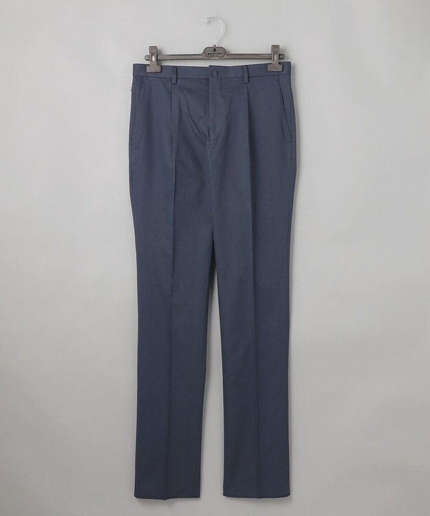 GOTAIRIKU 仕事で着られる綿パン【吸水速乾/ストレッチ/折り目加工】クールマックスコットンパンツ_1タック(25年モデル) ネイビー系