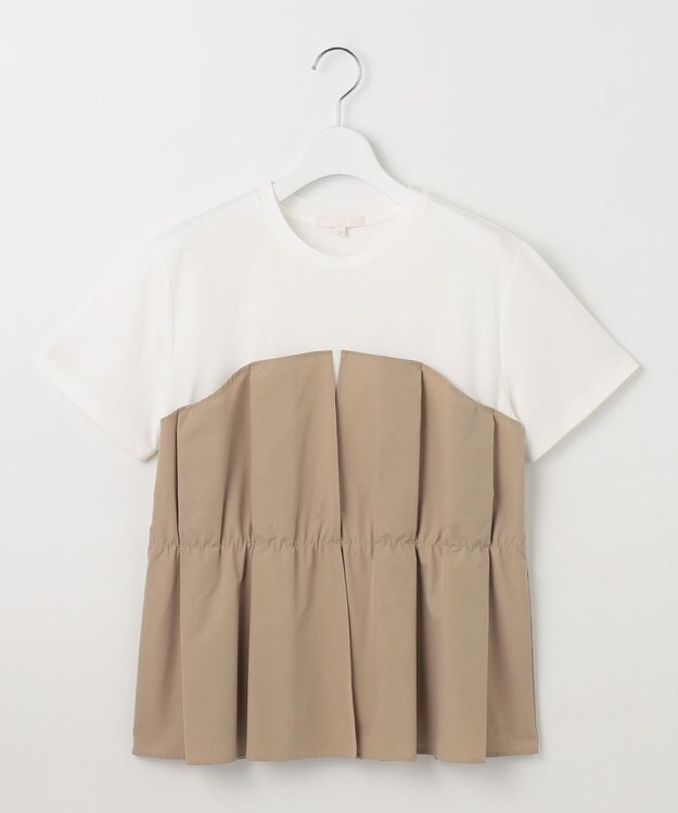 自由区 【洗える】ビスチェコンビ Tシャツ オフ×シナモン