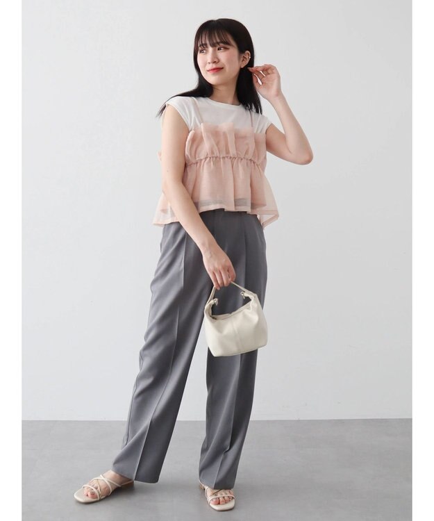 Green Parks シアーキャミビスチェ Pink