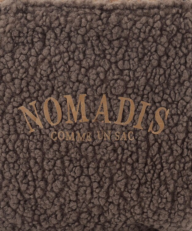 23区 NOMADIS SAC ボアミニ トート バッグ ダークブラウン系