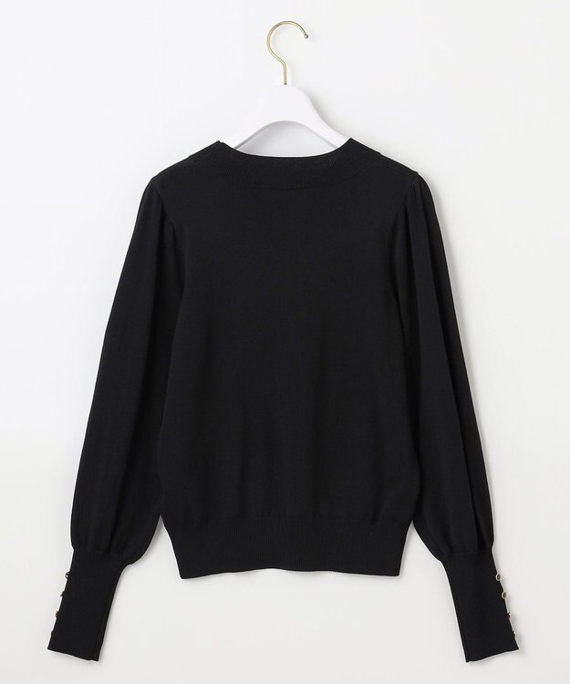 ANY SIS 【2SET】チェック ジャンパースカート× ニット ブラック系3