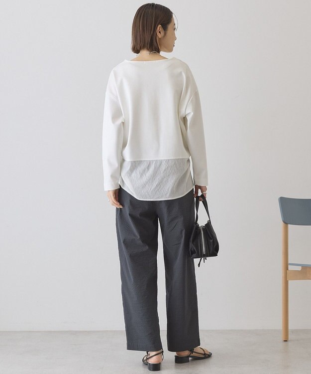 AMERICAN HOLIC サッカーワイドパンツ Charcoal Gray