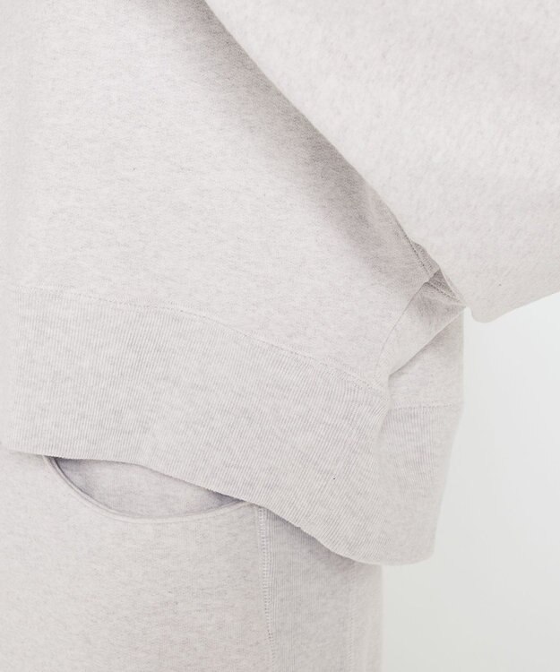 uncrave スウェット ショートトップス（uncrave WHITE） ライトグレー