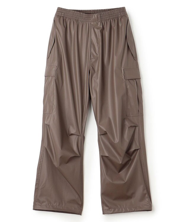 UNFILO MENS レザーライク カーゴパンツ [24年春夏商品] モカ