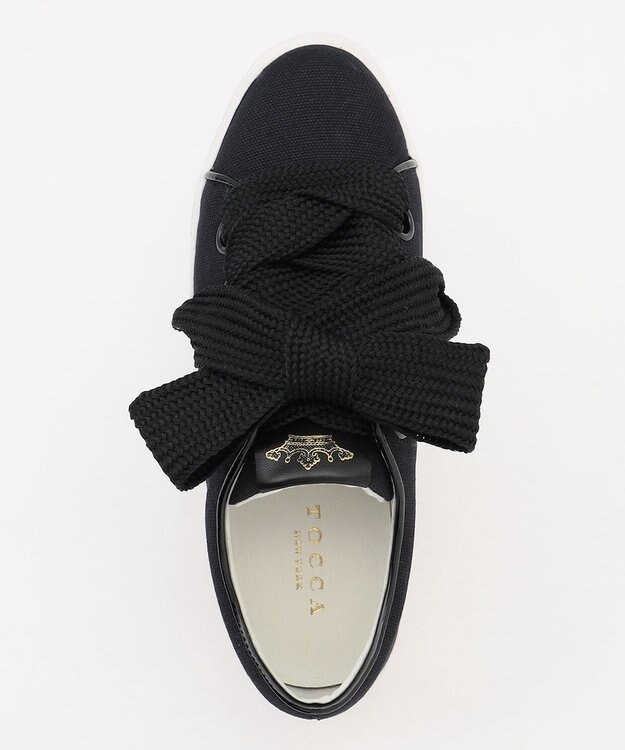TOCCA BIGRIBBON CANVAS SNEAKERS スニーカー ブラック系