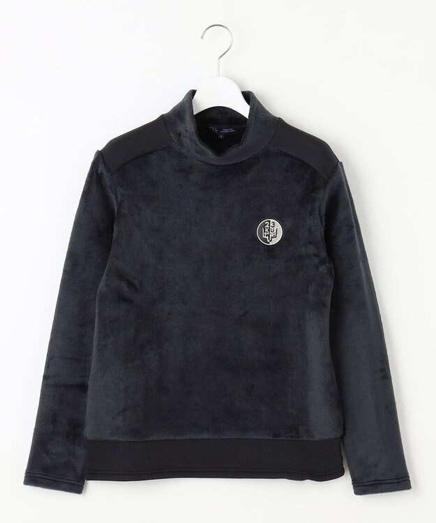 23区GOLF 【WOMEN】シルキーボンバー モックネック ネイビー系