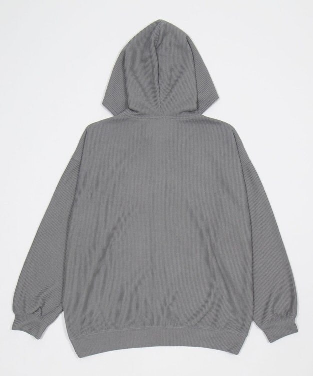 WEGO 【ユニセックス着用ITEM】メッシュZIPパーカー グレー