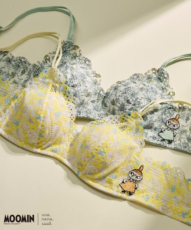 une nana cool 【ムーミン】MOOMIN × une nana ccol 364 レース YE