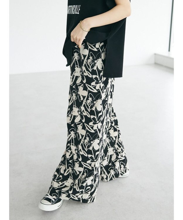 CRAFT STANDARD BOUTIQUE アートフラワーシャーリングパンツ Ivory