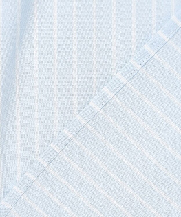 自由区 S エンブロイダリーブロードパフスリーブ ブラウス サックス×オフ