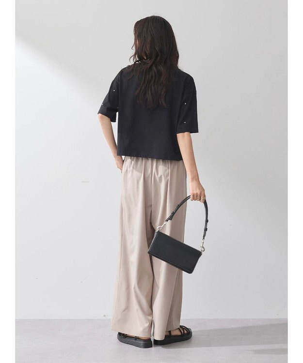 earth music&ecology キラキララインストーンプルオーバー Black