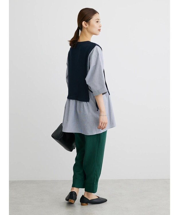 Green Parks テレコドッキングチュニック２ Dark Navy