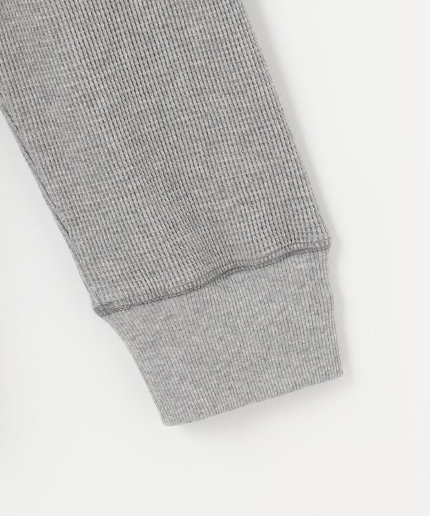 JOSEPH ABBOUD MOUNTAIN 【SPACE／UNISEX】OGコットンワッフル カットソー ライトグレー系