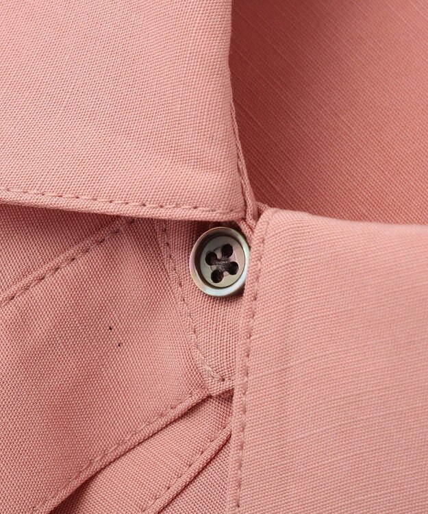 YECCA VECCA バルーン袖スキッパーシャツ Pink