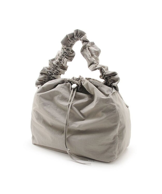 MioFIRANO DRAPE C001 ハンドバッグ 2WAY はっ水 LIGHT GRAY