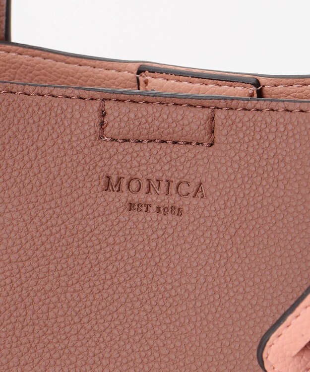 LA BAGAGERIE 【MONICA】バイカラーA4トート チョコ