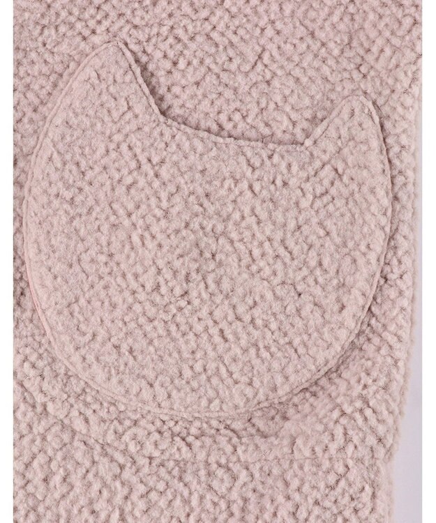 tsumori chisato SLEEP ツモリチサト カーディガン 長袖 ルームウェア フリース(表生地) 綿(肌側) tsumori chisato SLEEP URW412 /ワコール ピンク