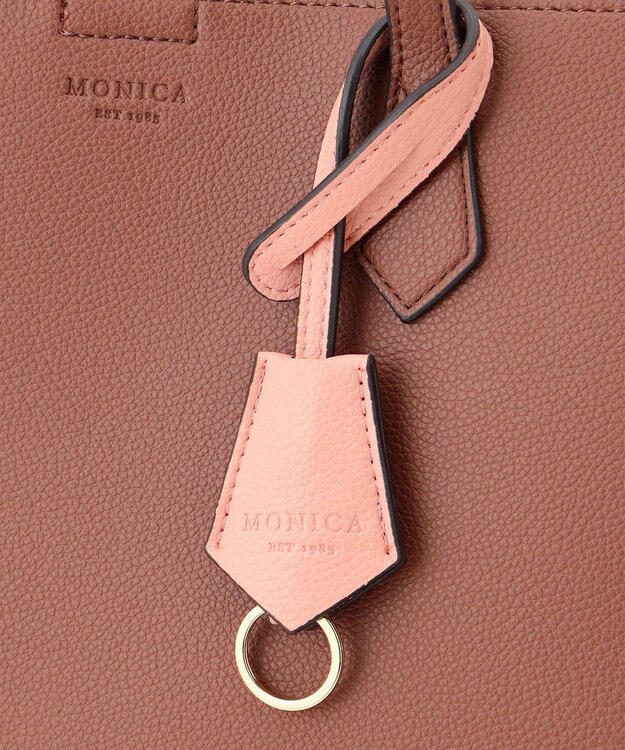 LA BAGAGERIE 【MONICA】バイカラーA4トート チョコ