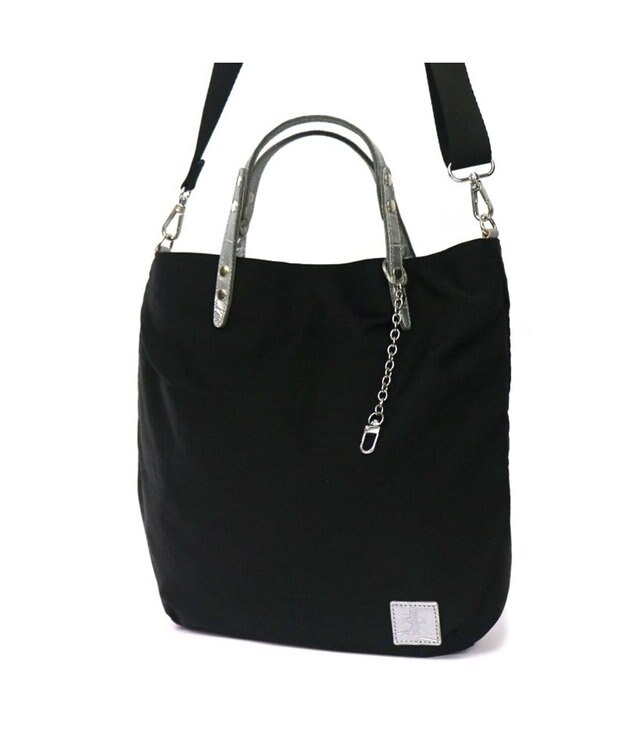 Regalo Felice 【超軽量 / ショルダー付き】2wayトート / REGALO BKS(ブラック×シルバー)