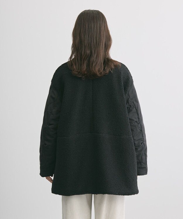 AMERICAN HOLIC 軽ポカ２ＷＡＹリバーシブルキルトアウター Black