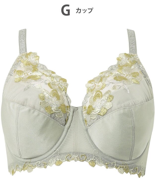 Wing ブラジャー Wing Lesiage 安定感のあるつけごこち 綿混素材(肌側) 【5010シリーズ】 フルカップブラ Hカップまで対応 大きいサイズ PB5010 ウイング／ワコール サンドベージュ