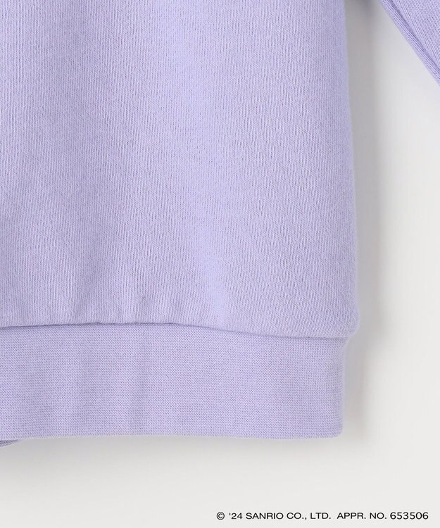 ANY KIDS 【any FAM×サンリオキャラクターズ】カップケーキトレーナー ラベンダー×クロミ
