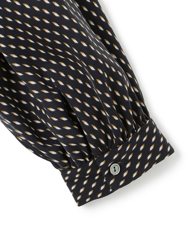 23区 S 【洗える】グラデーションドットプリント ワンピース ネイビー系