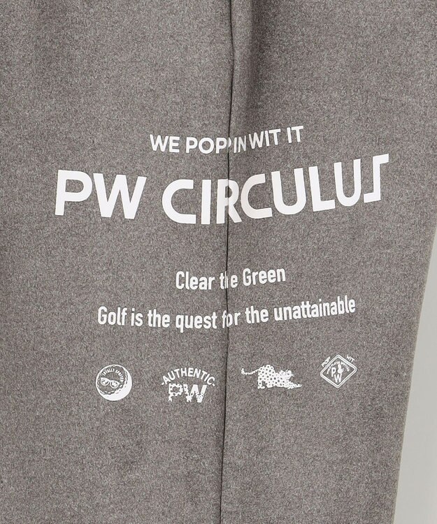 PW CIRCULUS 【MEN】スエードライクテーパードパンツ グレー系