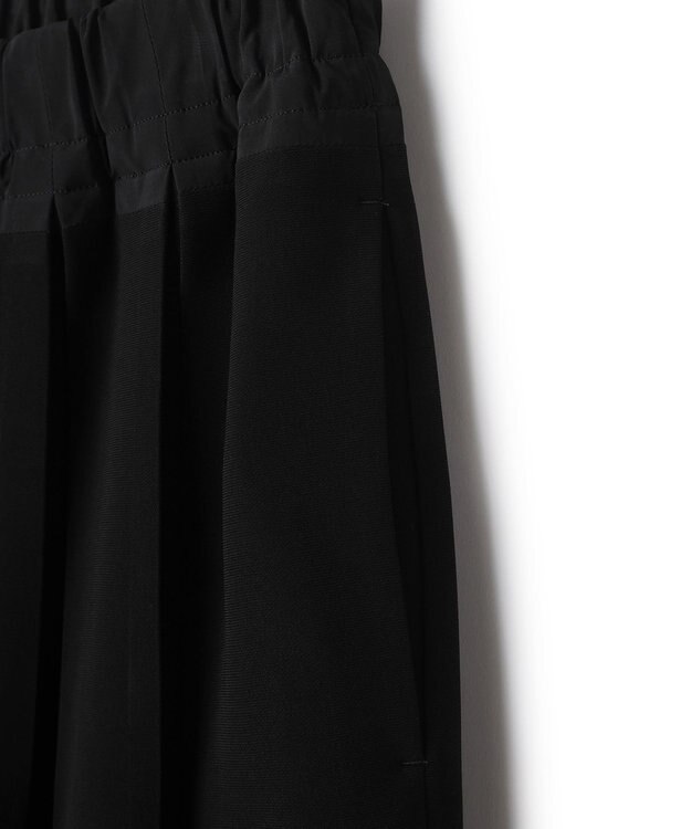 BEIGE， RUE / ドライタッチイージーセミワイドパンツ Black